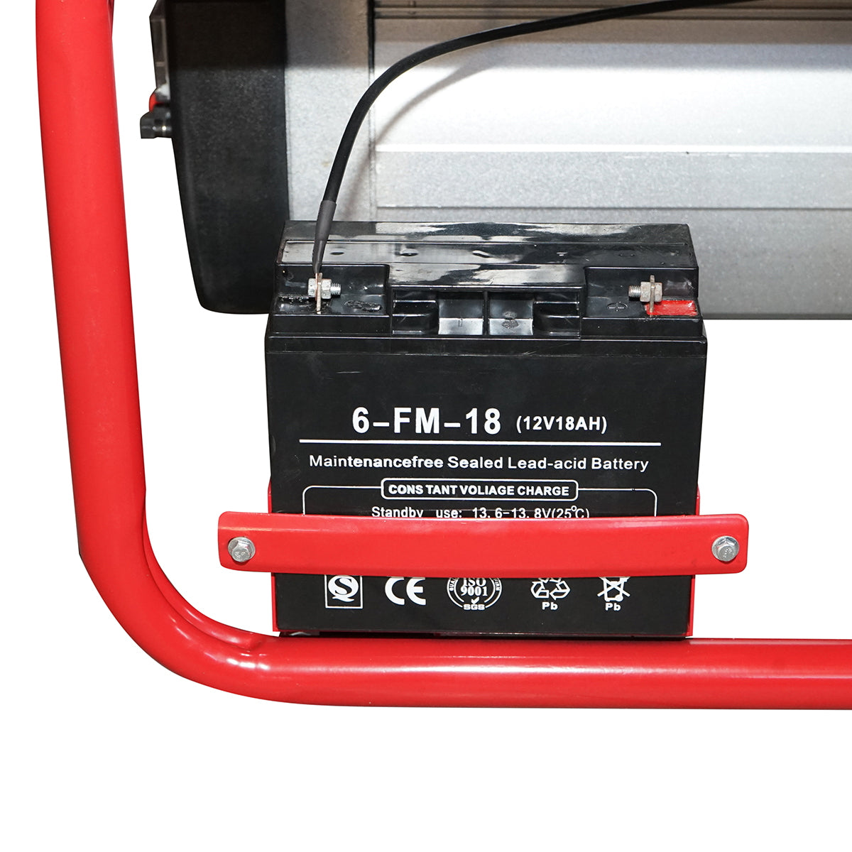 Electric generator and welding machine 200A, 5KW/220V with 15 HP gasoline engine, key start Breckner Germany