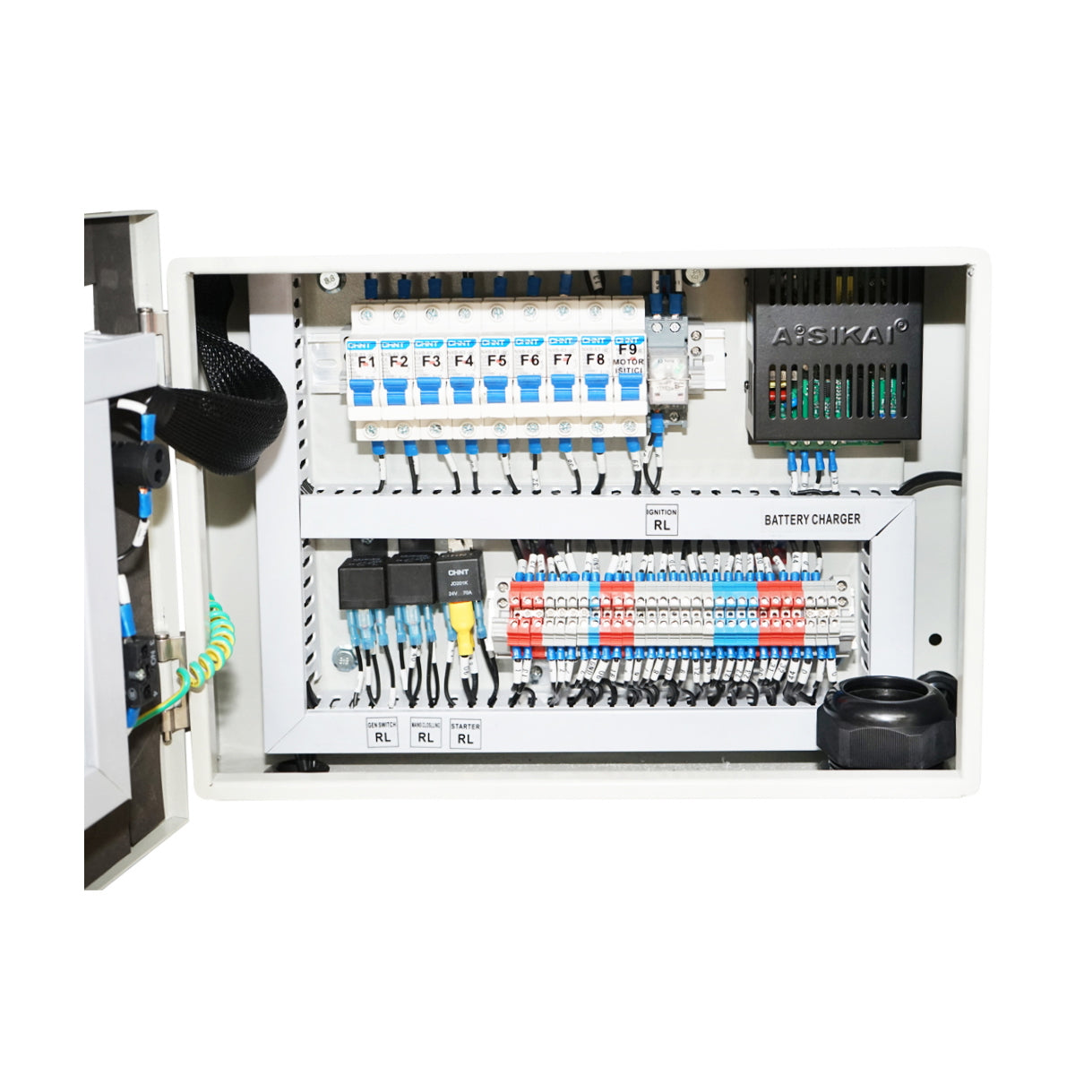 Three-phase electric generator 55KVA, 400V with Ricardo N4100DS-46/46KW diesel engine