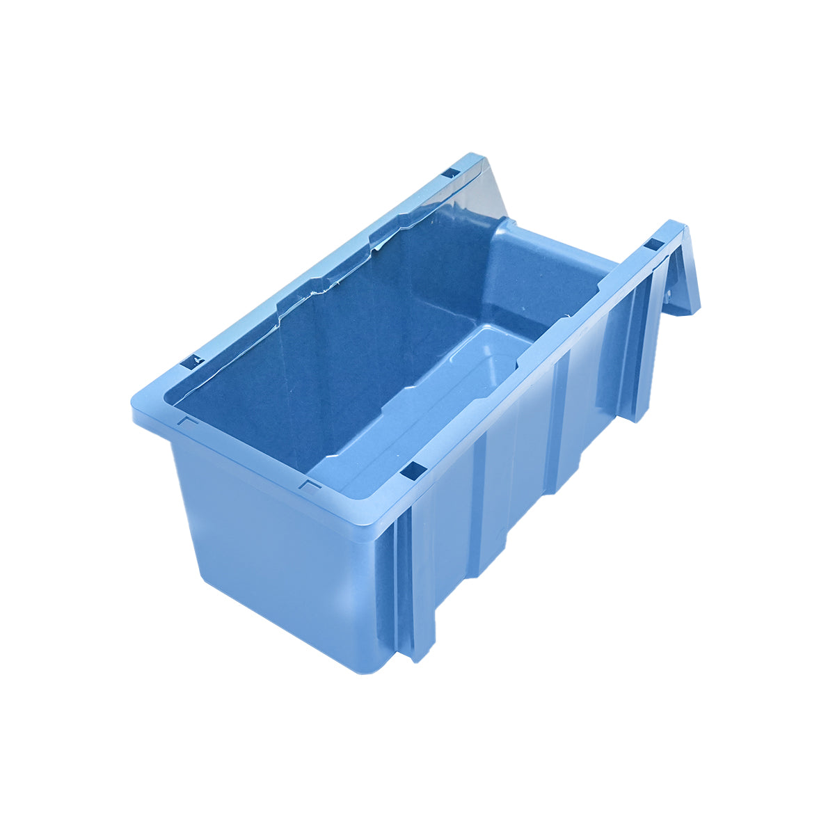 Stand with 26 boxes for storage/organization, blue plastic box, 1020x510x1350mm