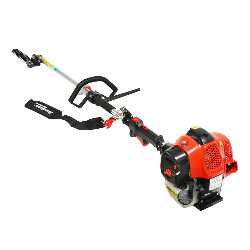 4 in 1 multifunctional gasoline lawn mower 1 cylinder 0.9kW/9000rpm. 25cc Breckner Germany