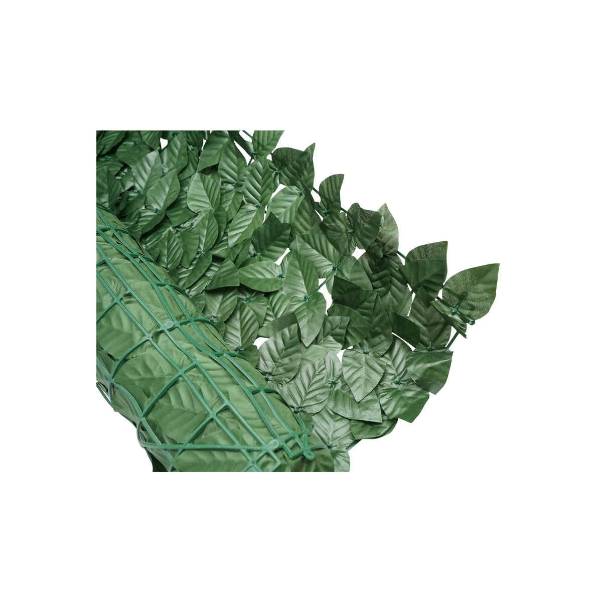 Artificial hedge with green leaves, width 1.5M and length 3M