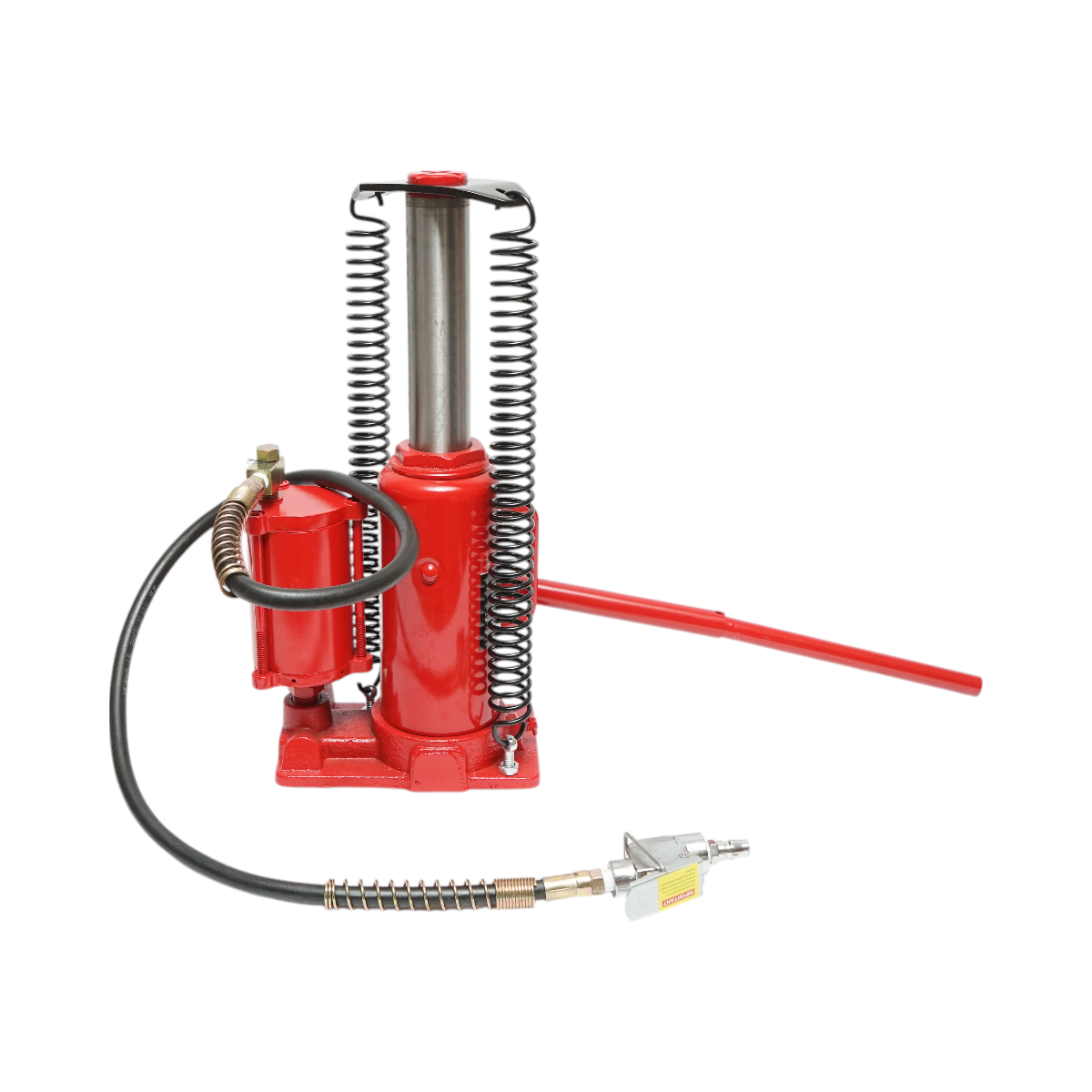 Hydraulic-pneumatic jack 12T, height 260-510mm, max pressure 8.5 bar, connection 1/4
