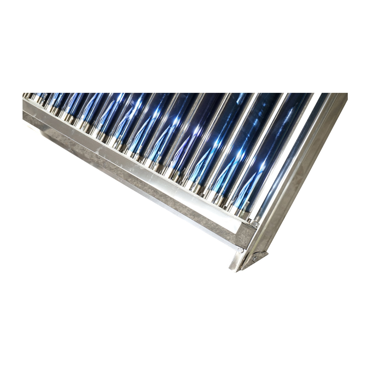 Unpressurized stainless steel solar panel with 18 tubes for hot water, 180L boiler, 1690x490x490mm Breckner Germany