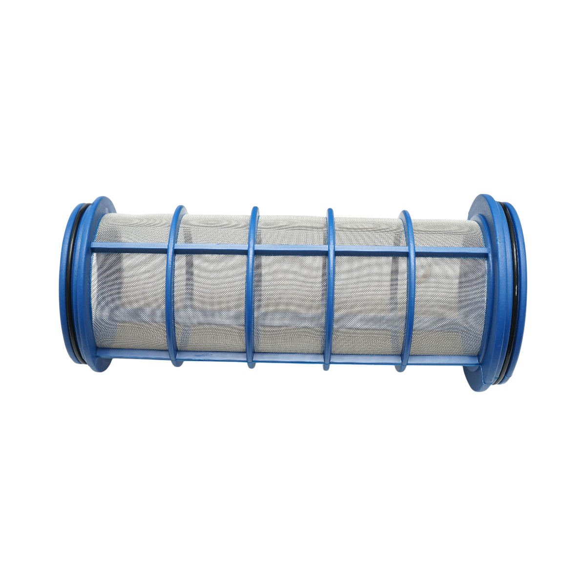 Transparent herbicide filter with mesh and self-cleaning valve, 38mm connection