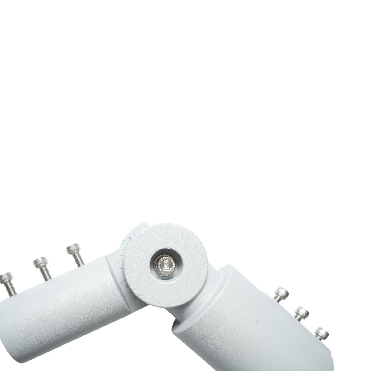 Adjustable street lamp adapter 0-90°