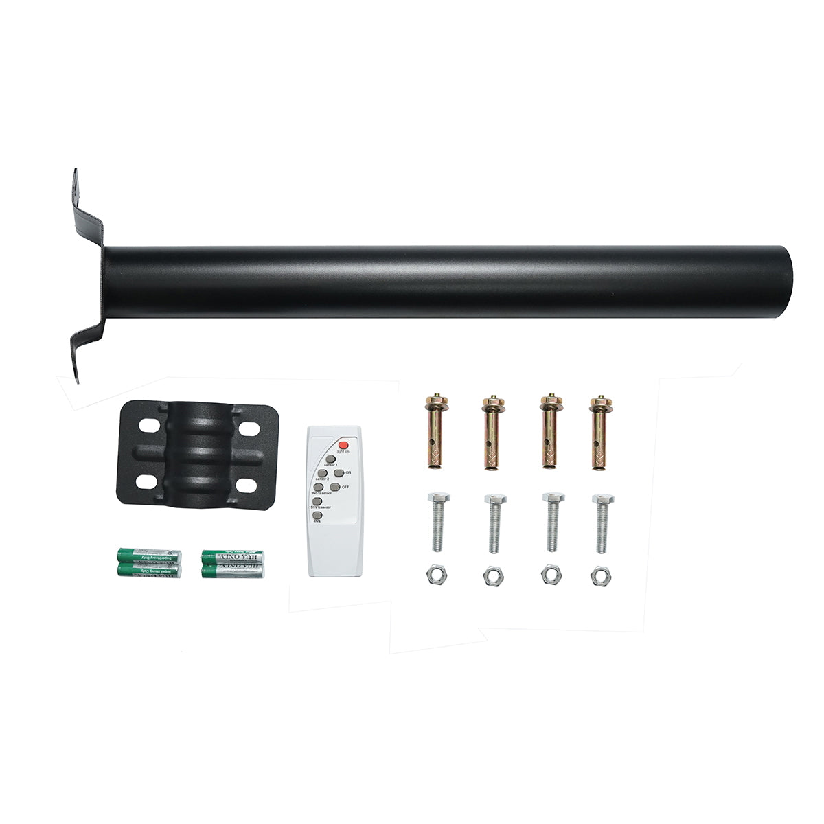 Solar LED lamp 400W street lighting 6500K with solar panel, remote control, motion sensor Breckner Germany