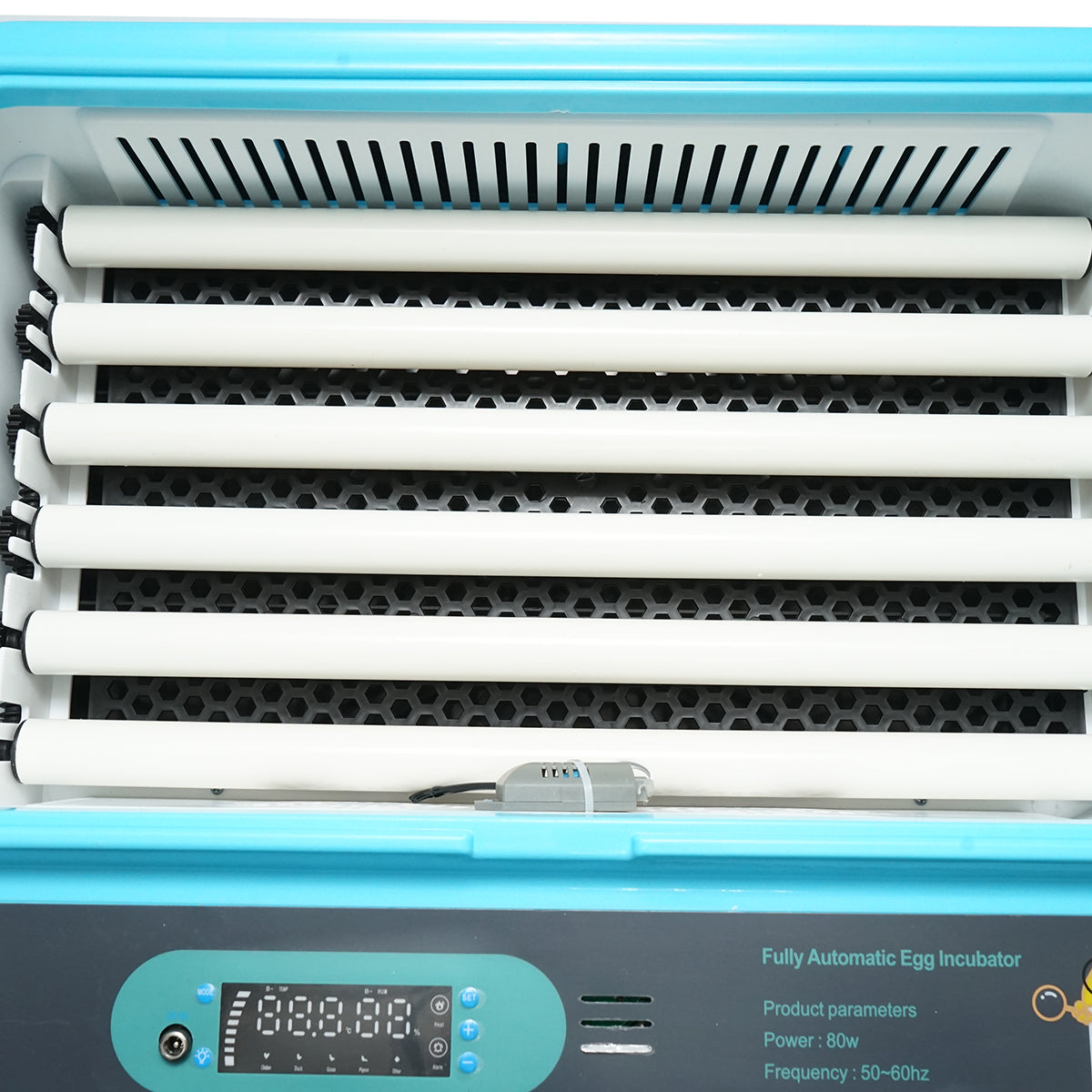 Automatic incubator 36 eggs 80W, 12V-220V, automatic rotation, temperature control, humidity, electronic display