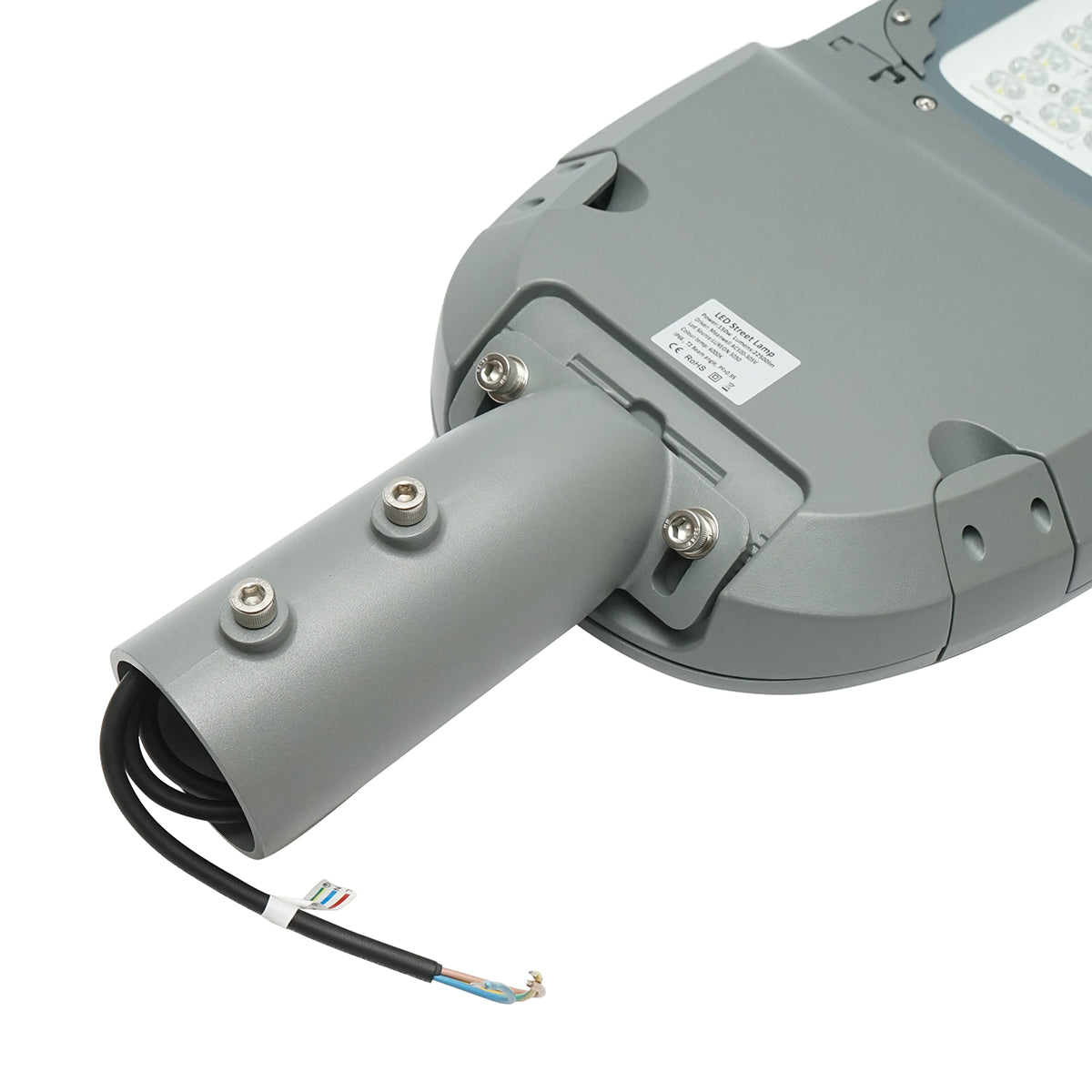 150W LED street light, 220V, 6000K, 22500LM with pole mounting IP66 Breckner Germany