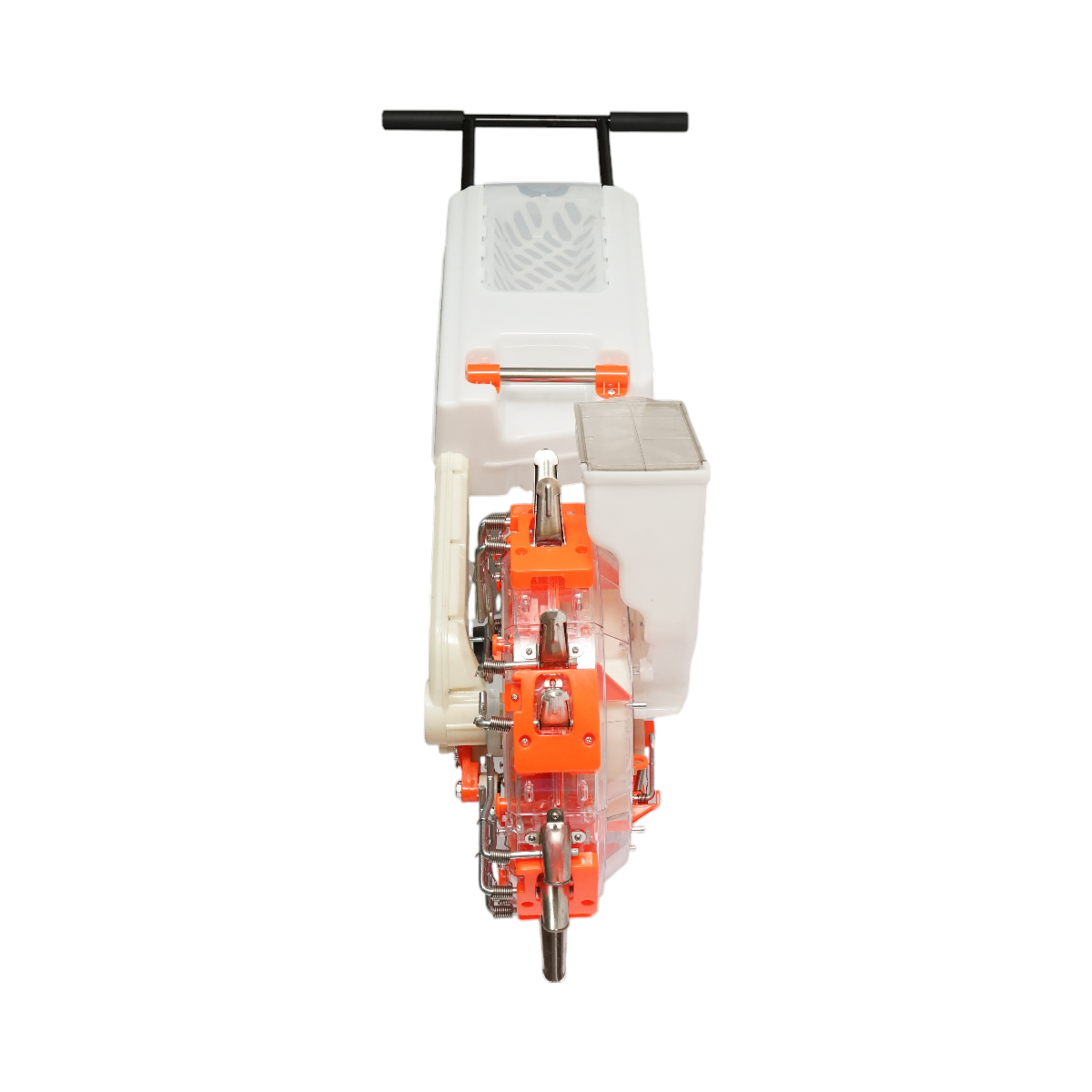 Manual sowing machine with 7 teeth, sowing depth 8cm, seed tank 4L, fertilization box 12L THOR