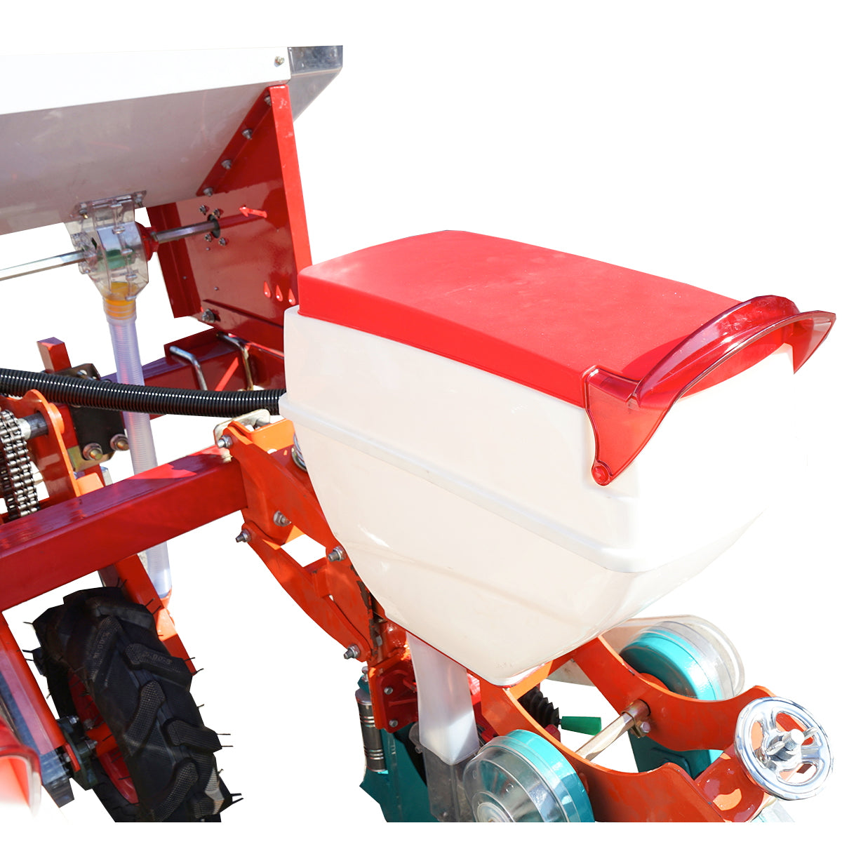 4 sector corn planter with Konig Tractors exhaust