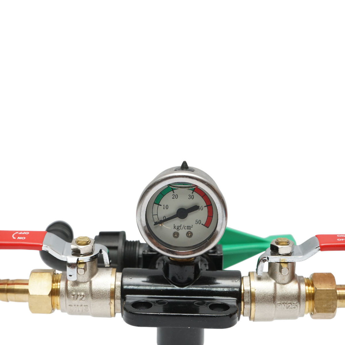 Distributor with 2 horses, glycerin manometer included for herbicide applicator