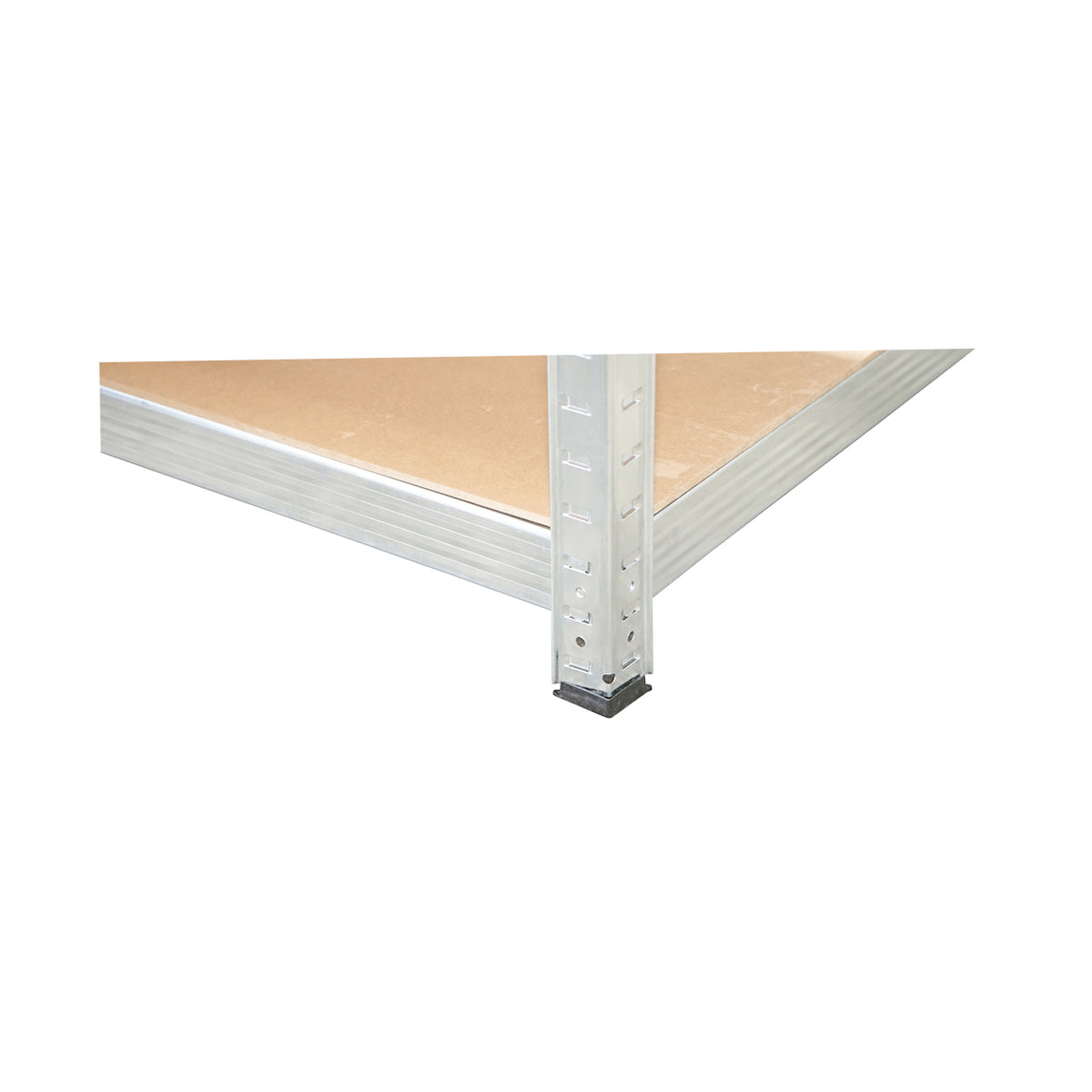 Metal shelf with 5 MDF shelves, 180x120x50cm, 300kg/shelf, assembly without screws, galvanized