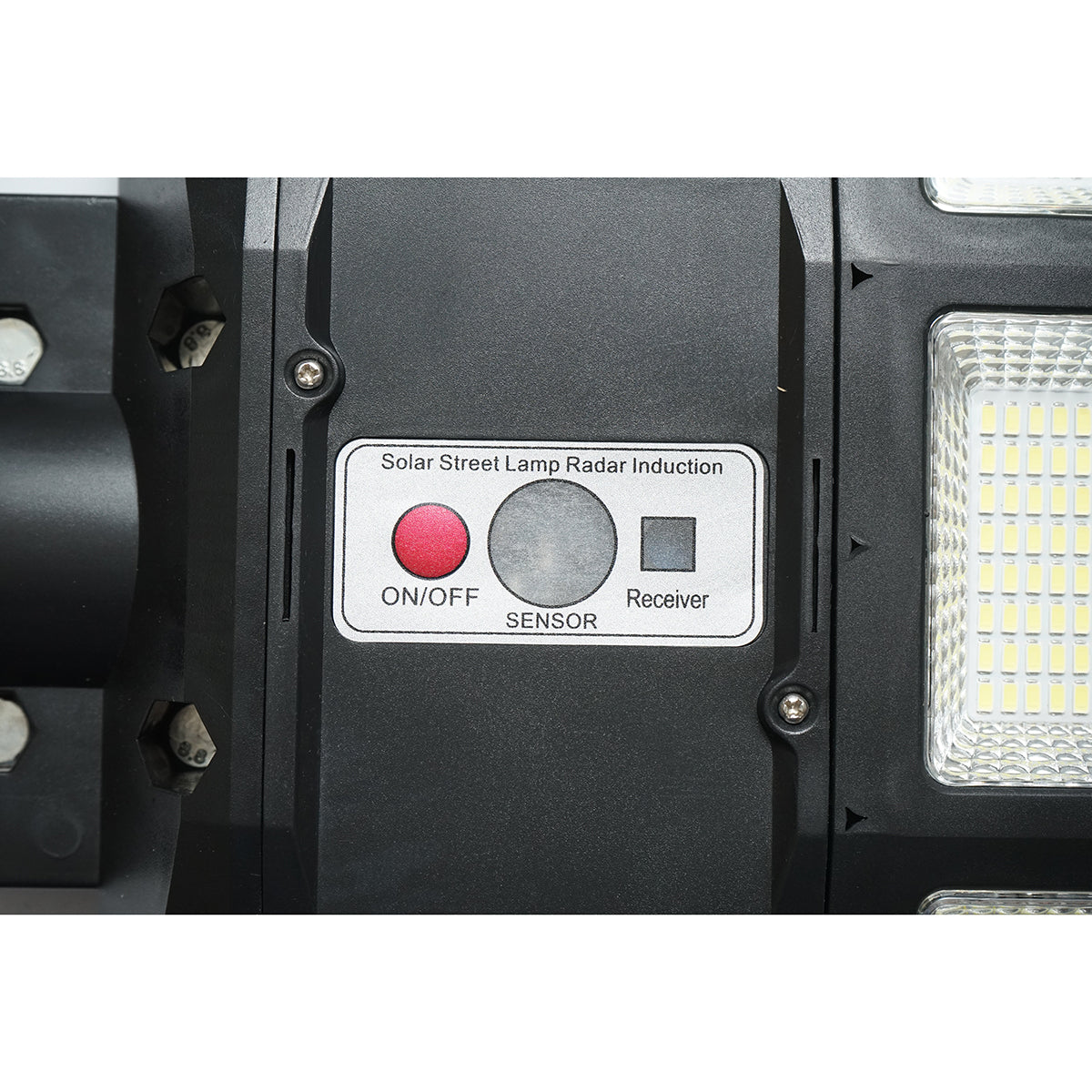 LED solar street lamp 1200W, 6500K, IP65 with solar panel motion sensor remote control Breckner Germany