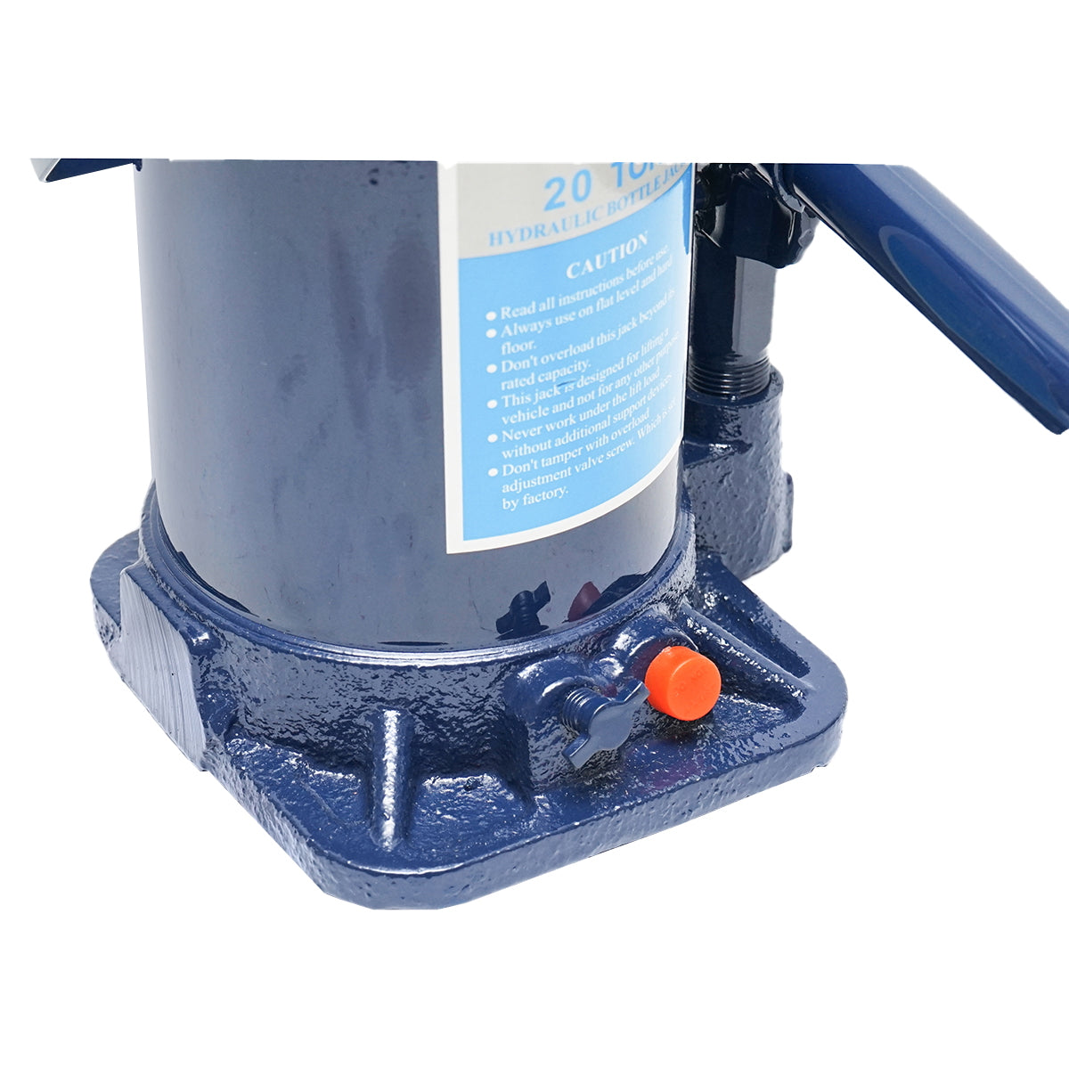 20-ton piston type hydraulic jack with valve 233mm