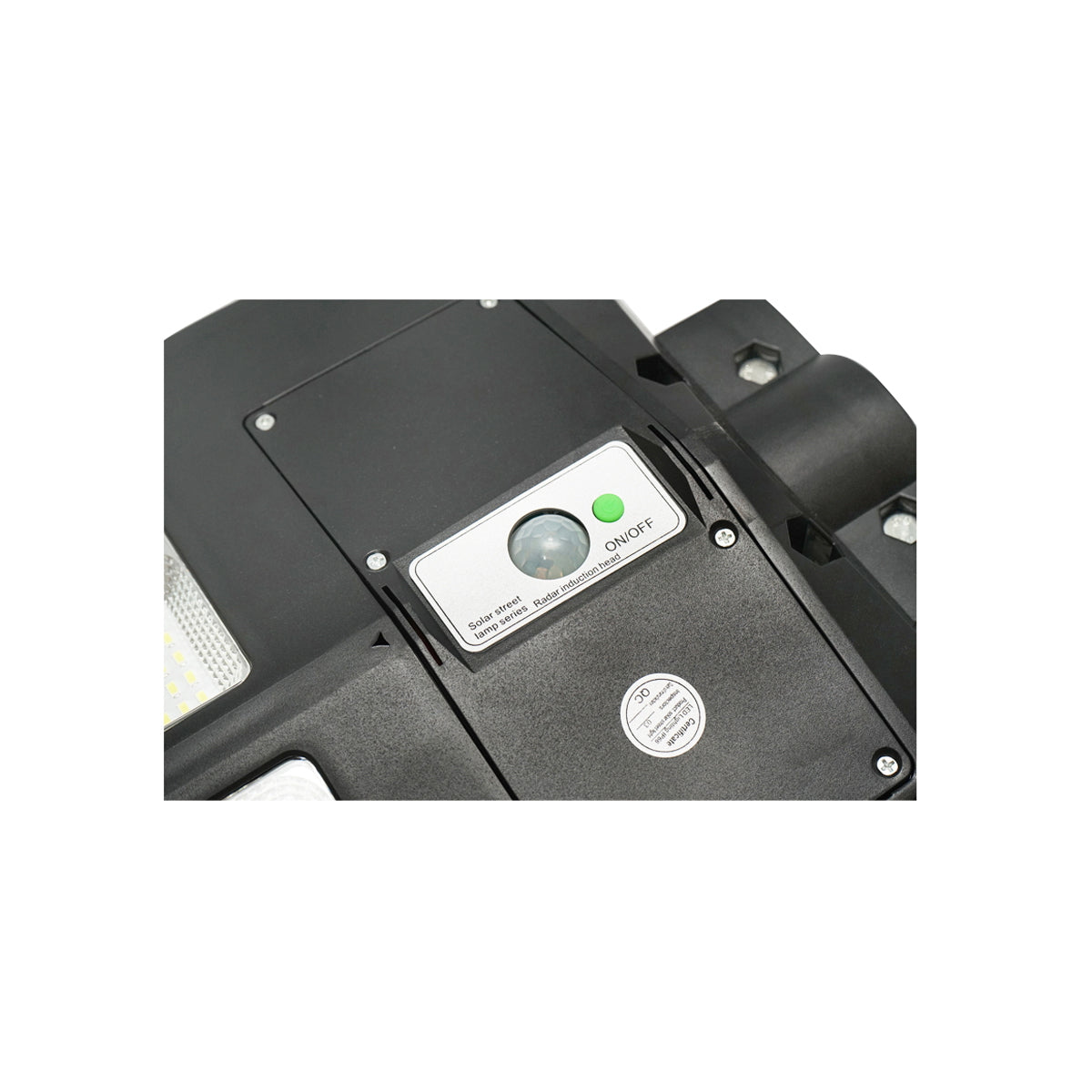 300W LED lamp with solar panel street lighting, 6500K, IP65 Breckner Germany