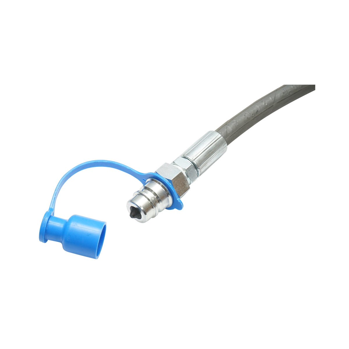 Hydraulic central drawbar with quick coupling, category 2-2, quick coupling, 500mm closed, stroke 175mm