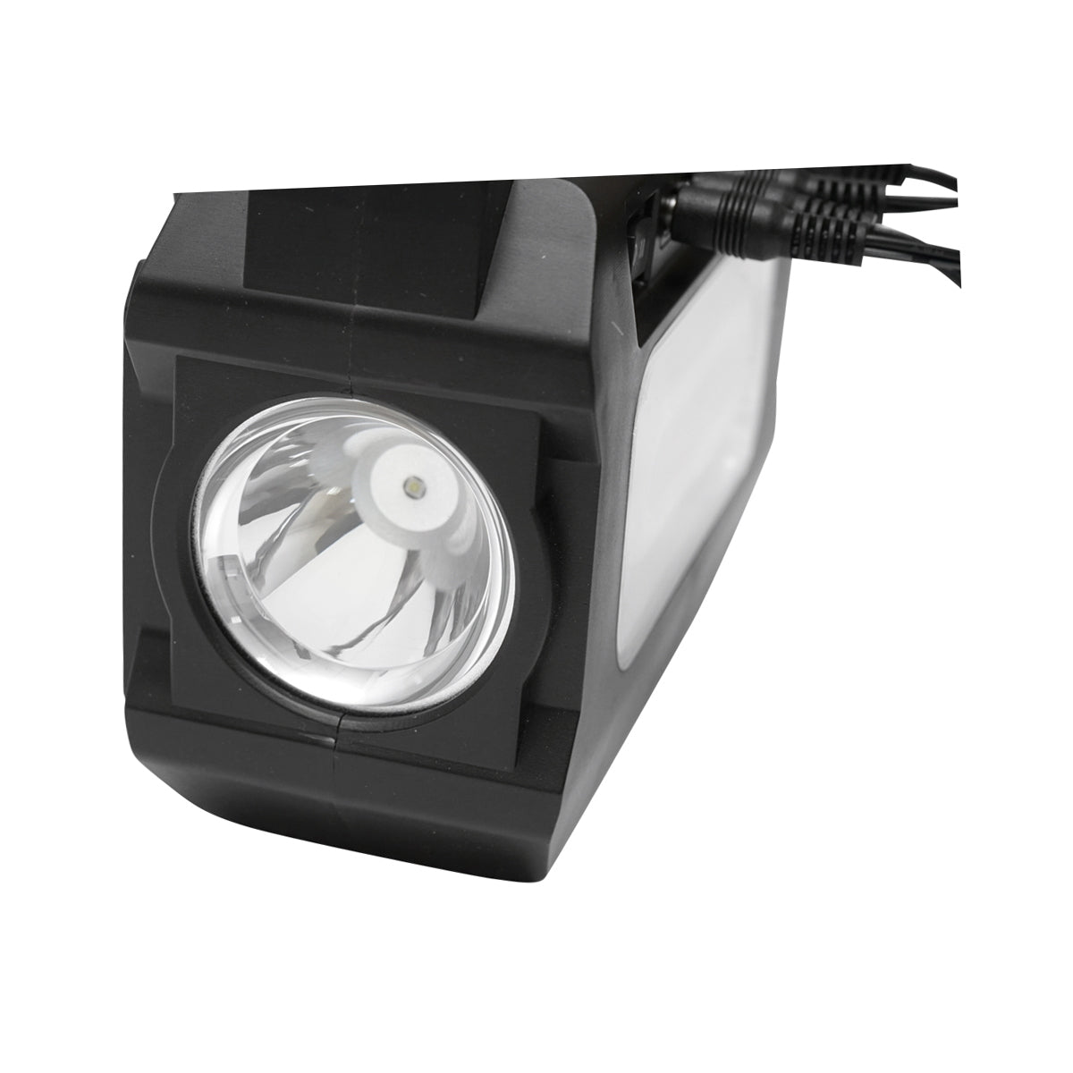 Portable LED lighting kit with 3 bulbs/projector, solar panel and 3.7V, 4500Ah battery for fishing camping GD-8080