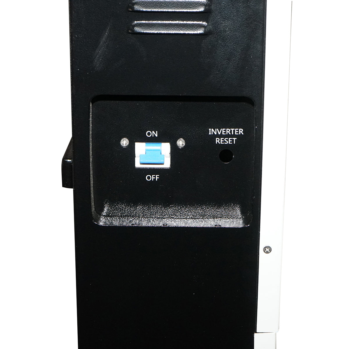 5 KW ON/OFF GRID hybrid solar inverter with integrated Li-ion LifePo4 51.2V, 200Ah battery, BMS, single-phase IP54