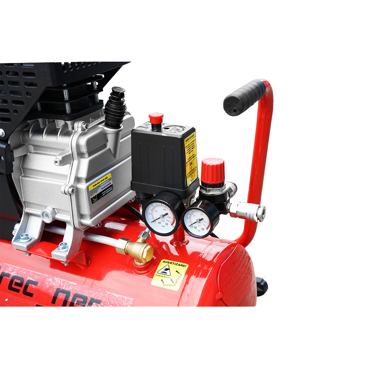 24L air compressor power 1.5kW/2HP maximum pressure 8 Bar, air intake volume 184L Breckner Germany