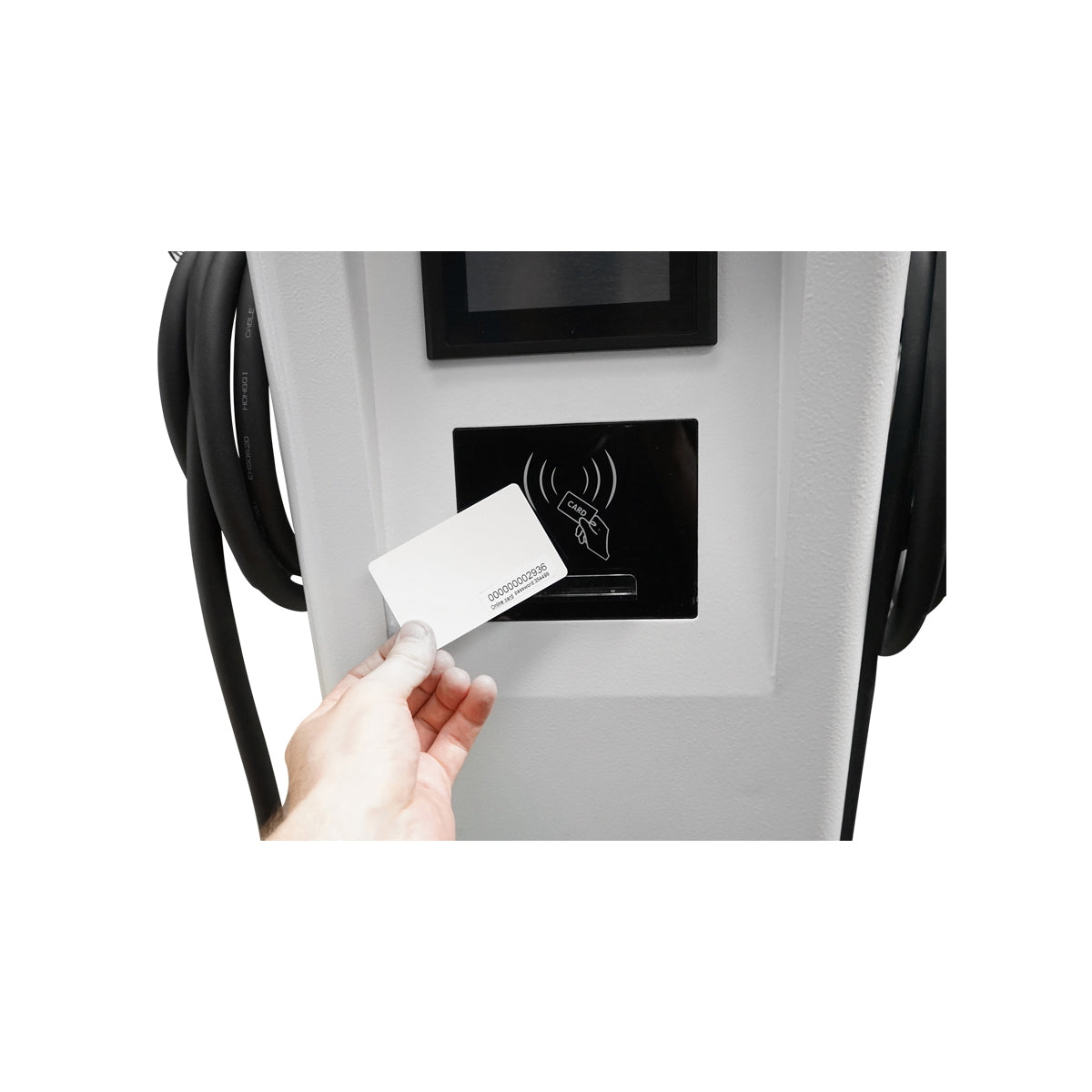 380V charging station, Type 2, 5M, AC 43 KW (2x22KW) with 2 charging connectors