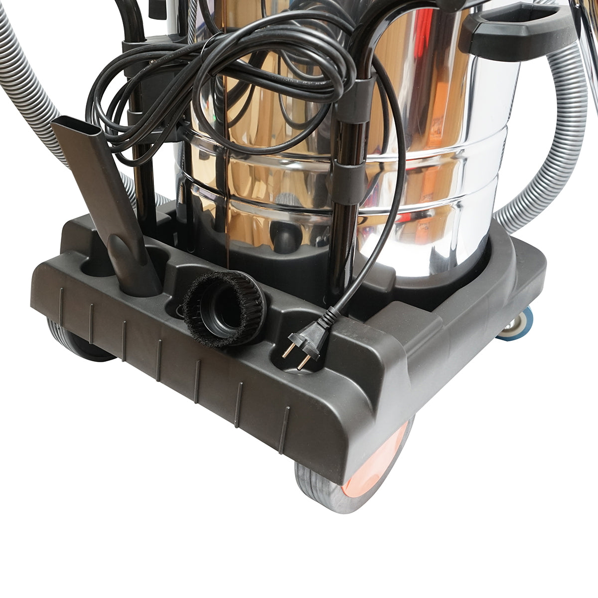 Professional industrial dry/wet vacuum cleaner 3000W, 220V, volume 70L stainless steel body Breckner Germany