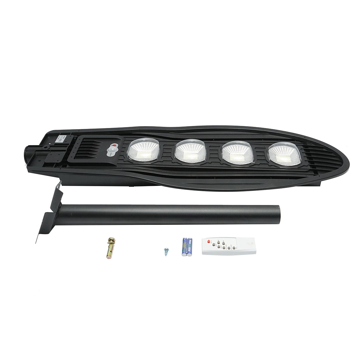 200W LED solar lamp for street lighting with solar panel and motion sensor Breckner Germany