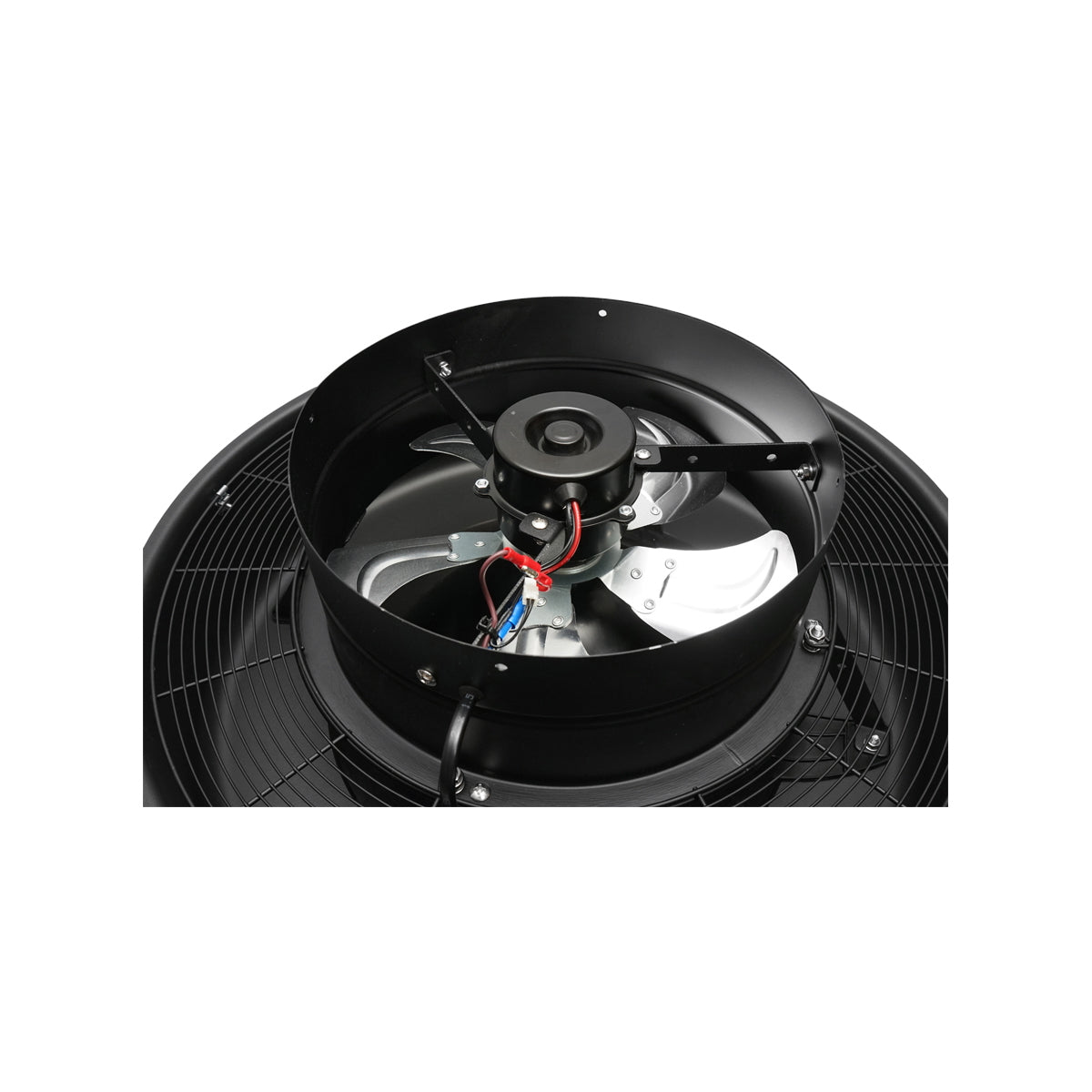 Axial ceiling fan 300mm with solar panel 2100m3/h Breckner Germany