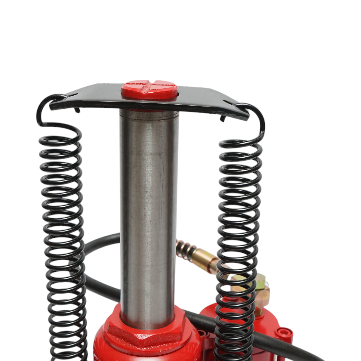Hydraulic-pneumatic jack 12T, height 260-510mm, max pressure 8.5 bar, connection 1/4