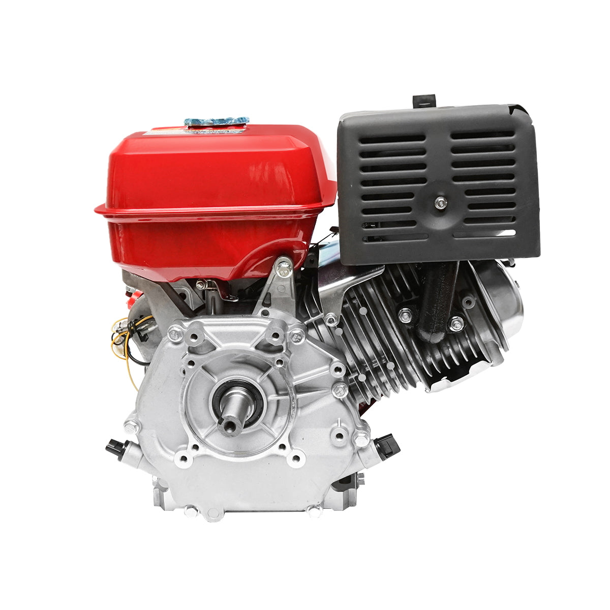 Gasoline engine 13HP, 4 strokes, 25mm shear pin shaft, pull start, Breckner Germany