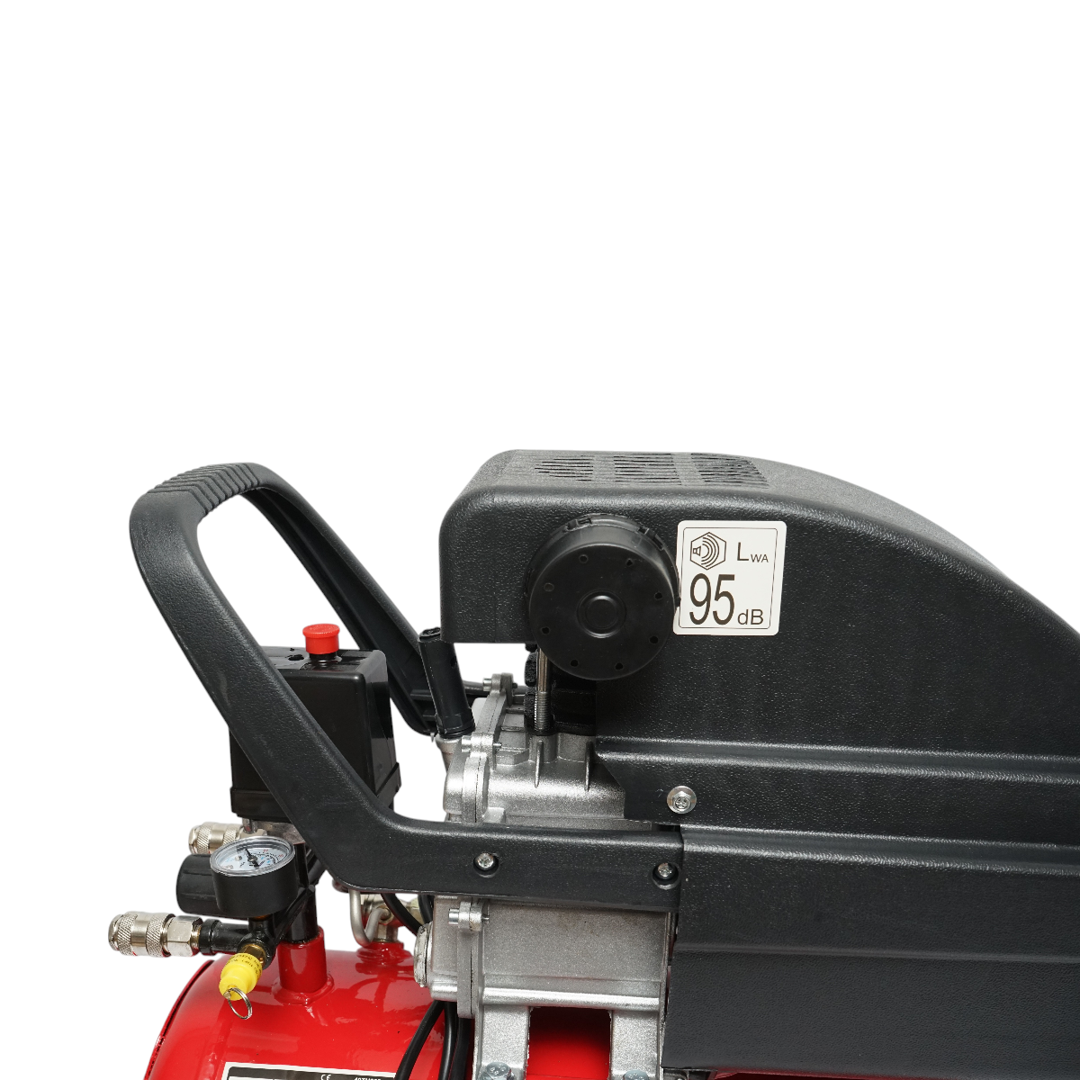 24L air compressor, motor power 1.5KW/2HP, maximum pressure 8 bar, air intake volume 195L THOR