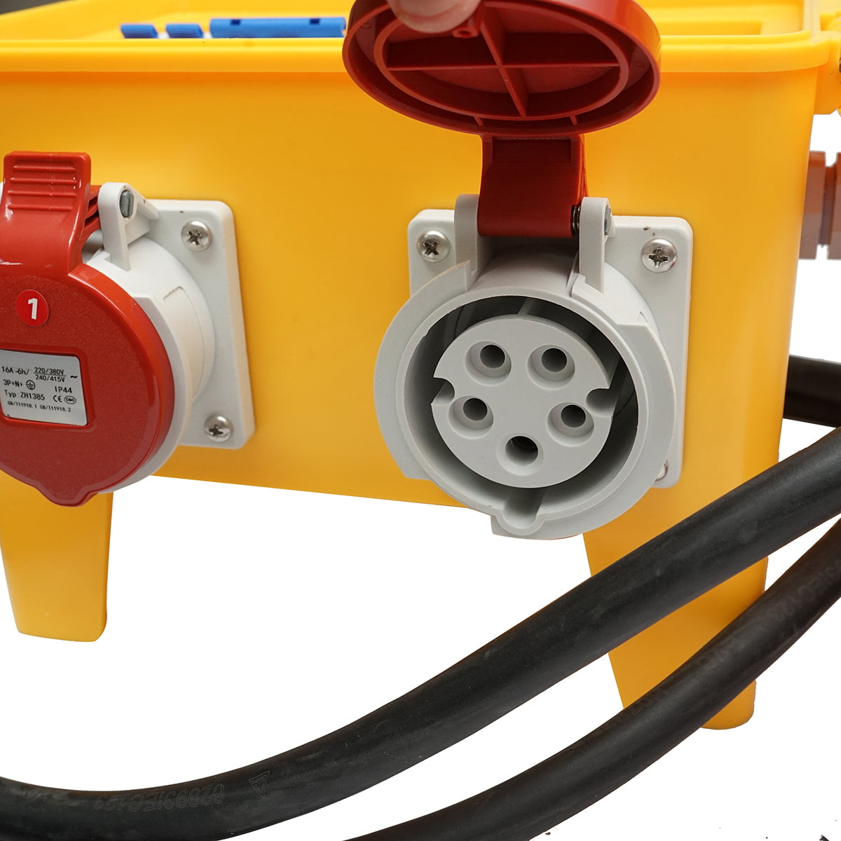 Group prize panel for portable site organization 2x415V/16A, 6x230V/16A, 300x230x287mm IP44/54 SUNTREE