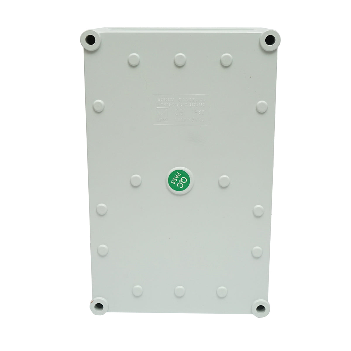 Group socket panel for construction site 2x400V/32A, 6 modules, 340x220x160mm IP67 SUNTREE