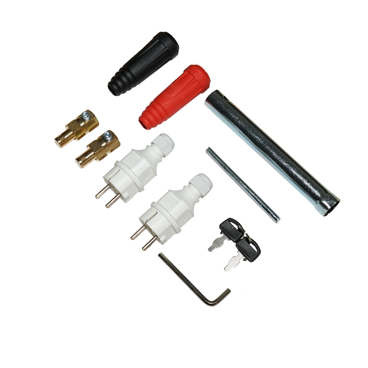 Electric generator and welding machine 200A, 5KW/220V with 15 HP gasoline engine, key start Breckner Germany