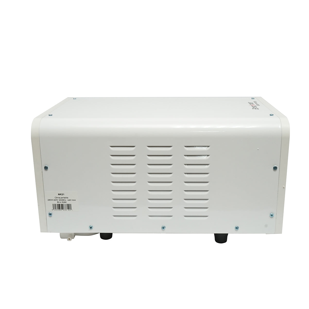 Portable air conditioner 2224 BTU, 280W, 220V with heating, dehumidification, ventilation function, remote control, voice commands, installation kit included Breckner Germany