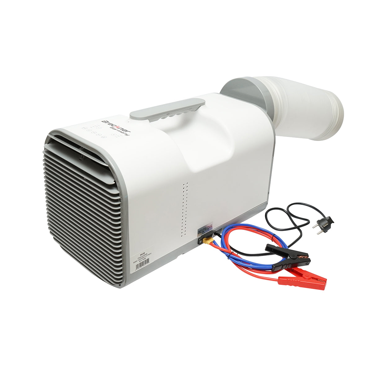 Portable air conditioner 4777 BTU, 600W, 12V-24V-220V with dehumidification function, ventilation, remote control, sleep mode, installation kit included Breckner Germany