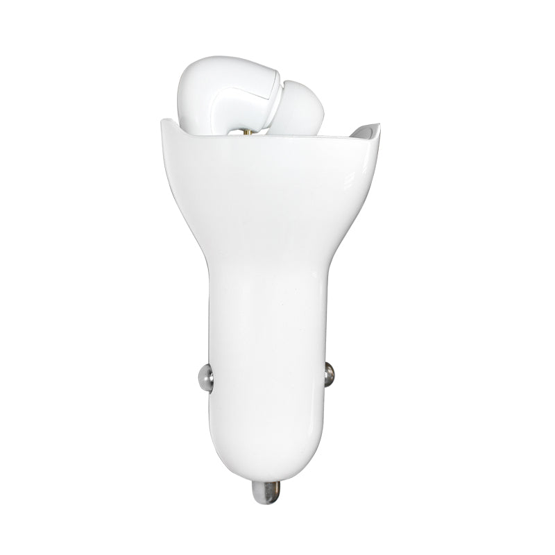 Bluetooth headset with car charger type cigarette lighter