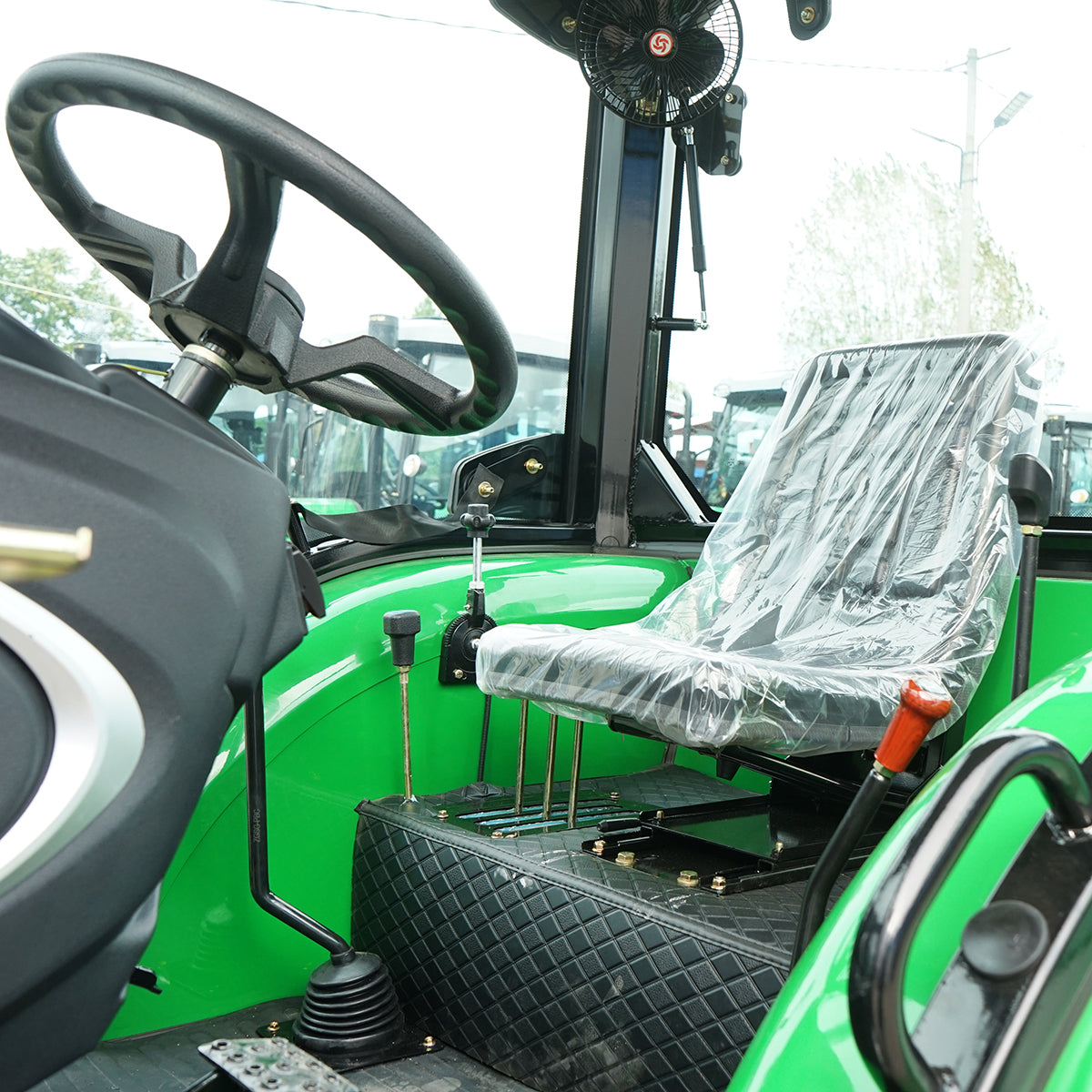 50HP Hanwo E2 cabin tractor, Xinchai II engine with wheels 8.3-20/12.4-28 Konig Traktoren 504