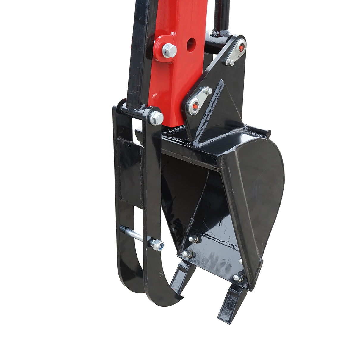 Mini excavator for ATV with 15Hp engine, 420CC gasoline, towable, 360 degree rotation