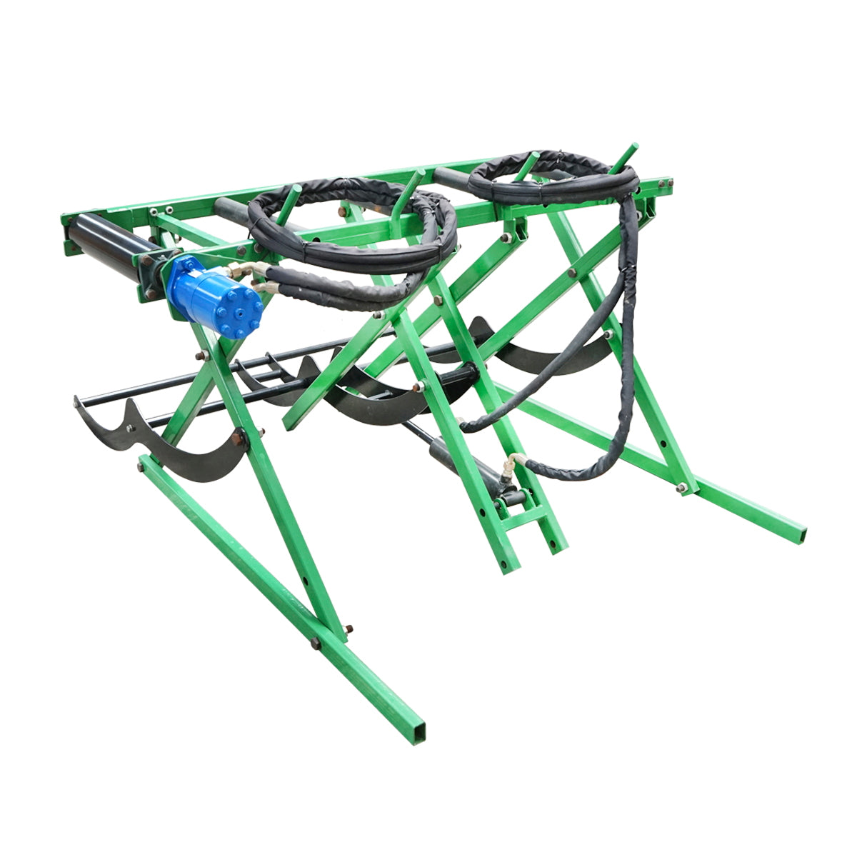 Wood splitter 16T, gasoline engine 15HP with conveyor belt and conveyor 525 Kg