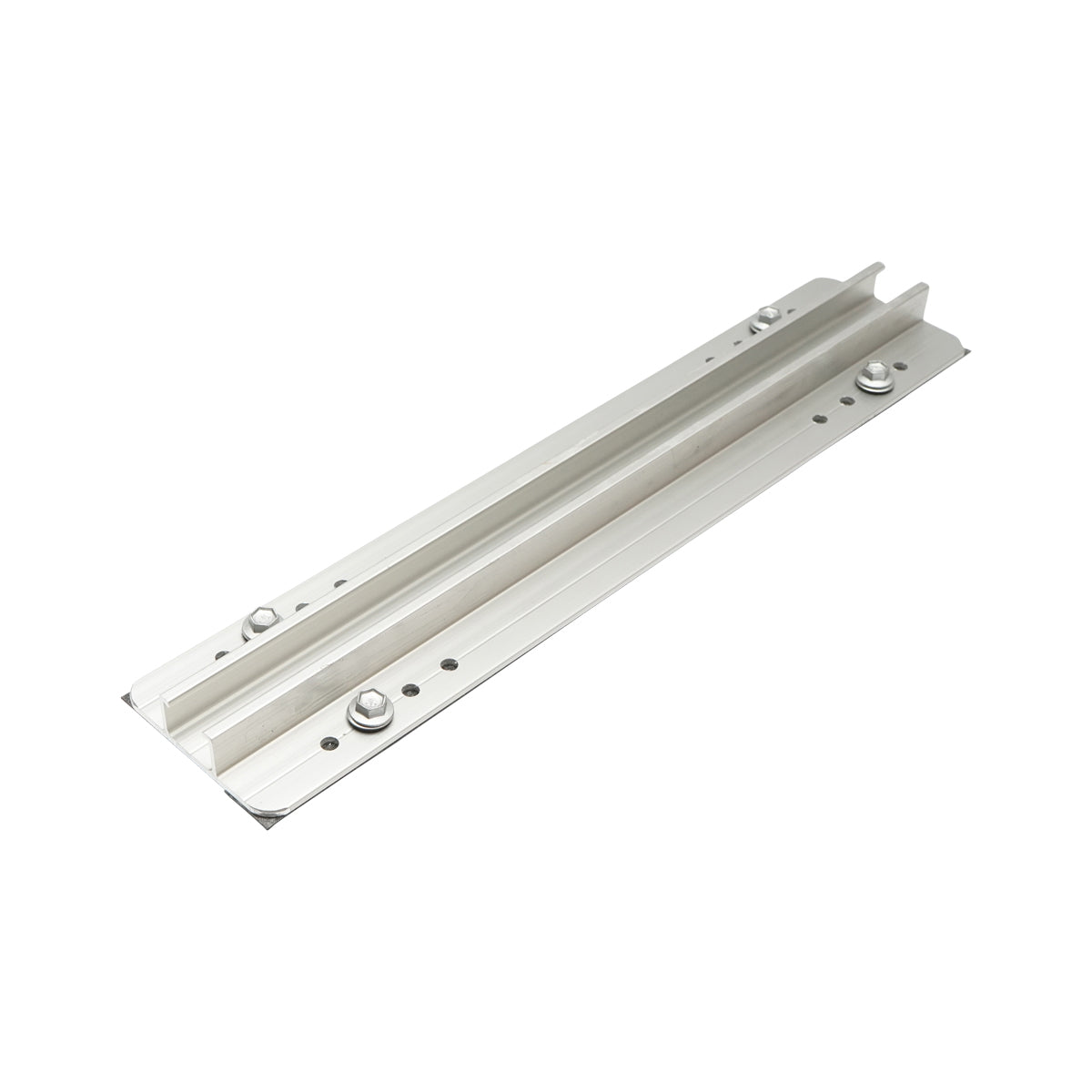 Three-phase photovoltaic solar system, ON-GRID prosumer 5KW with 12 Risen 450W photovoltaic panels mounted on sheet metal roofing.