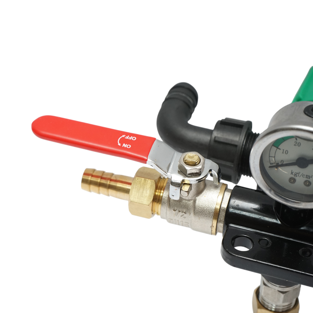 Distributor with 2 horses, glycerin manometer included for herbicide applicator