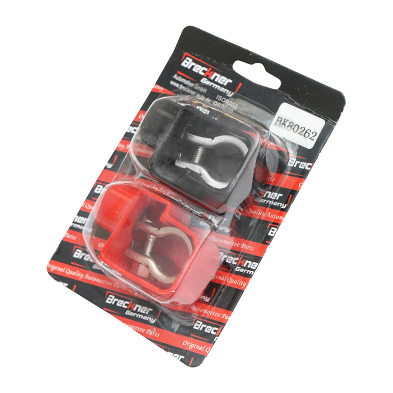 Battery terminal set with rubber protection Breckner Germany