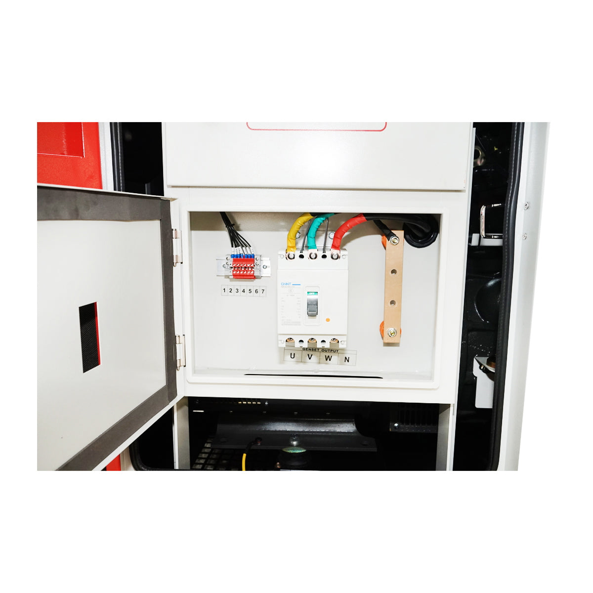 Three-phase electric generator 55KVA, 400V with Ricardo N4100DS-46/46KW diesel engine