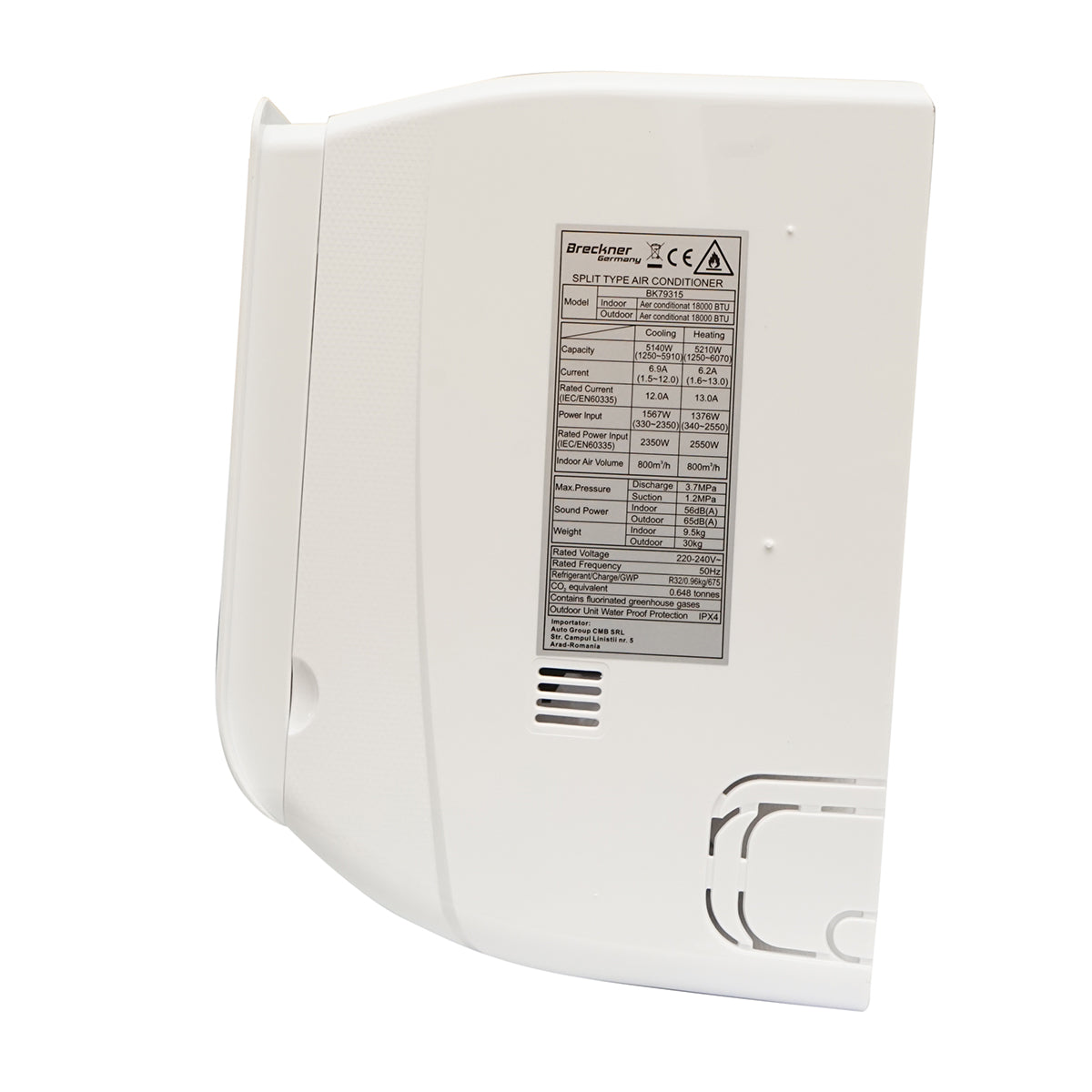 Inverter air conditioner 18000 BTU, energy class A++/A+, heating function, dehumidification, I feel, Wi-Fi, TCL Smart Life app