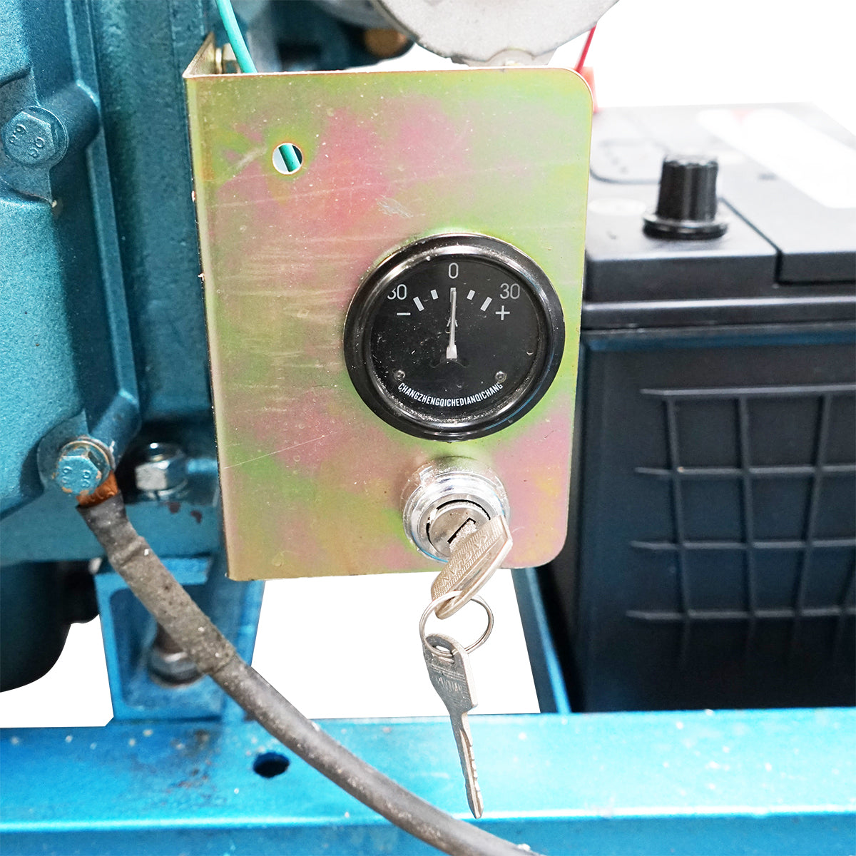 Irrigation system with 15 sprinklers, 16.2KW diesel engine, electric start