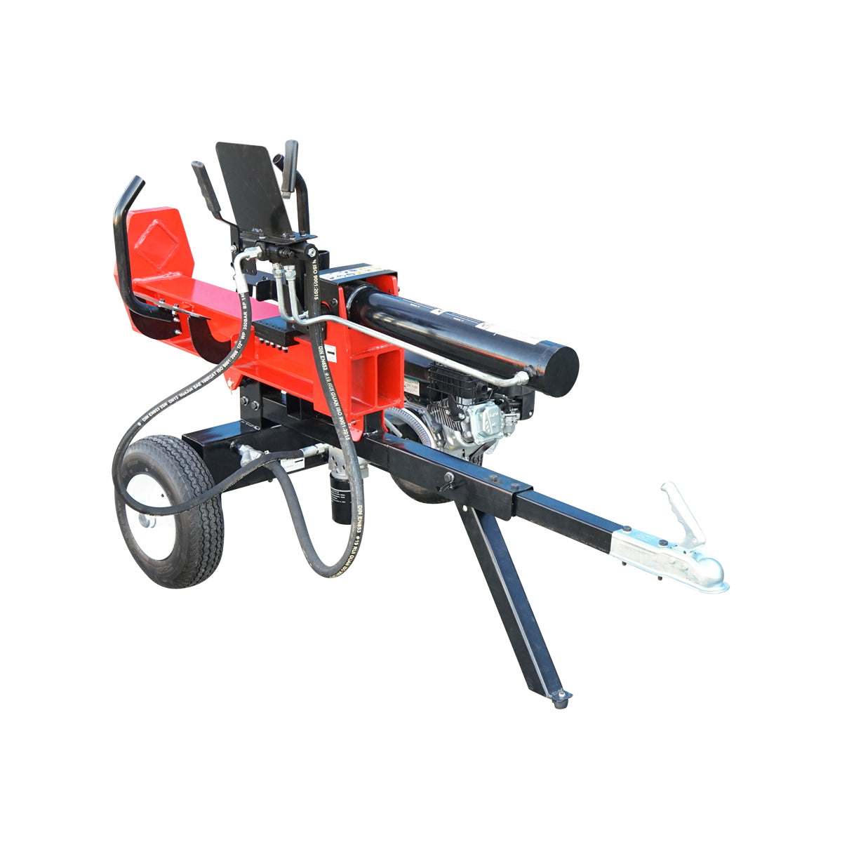 Vertical wood splitter with 208CC gasoline engine, splitting power 22T, log 610x400mm Breckner Germany