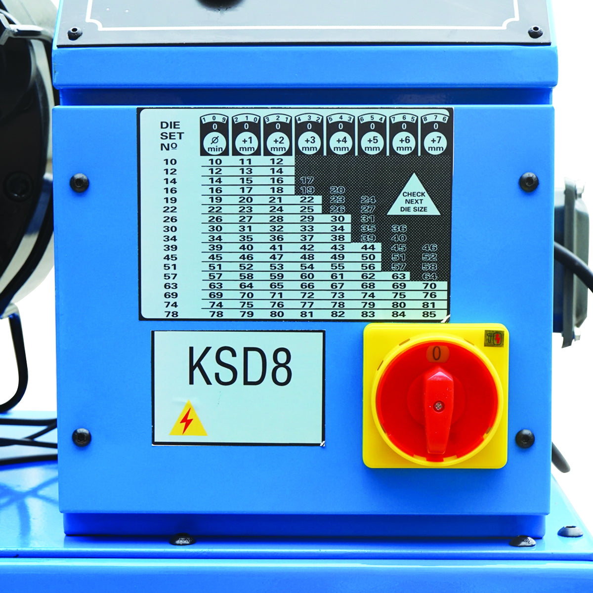 Hydraulic hose crimping machine fi6-51mm 220V 3kW with quick change Breckner Germany