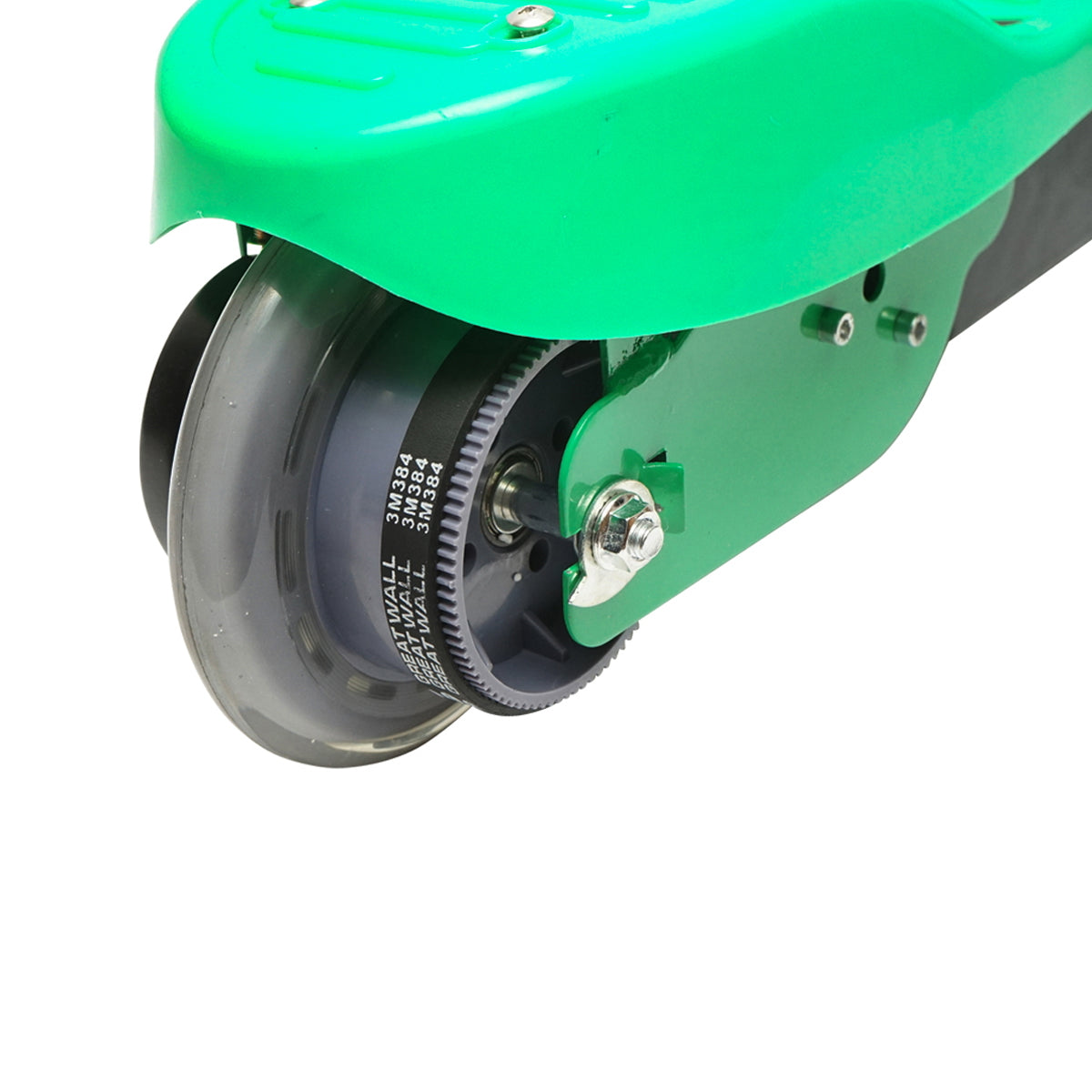 Green electric scooter 120W 24V 4.5Ah for children, maximum weight 65Kg, maximum speed 12km/h Breckner Germany