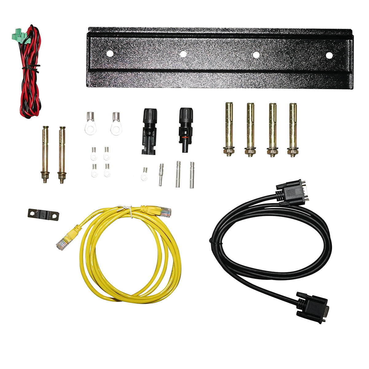 5 KW ON/OFF GRID hybrid solar inverter with integrated Li-ion LifePo4 51.2V, 200Ah battery, BMS, single-phase IP54