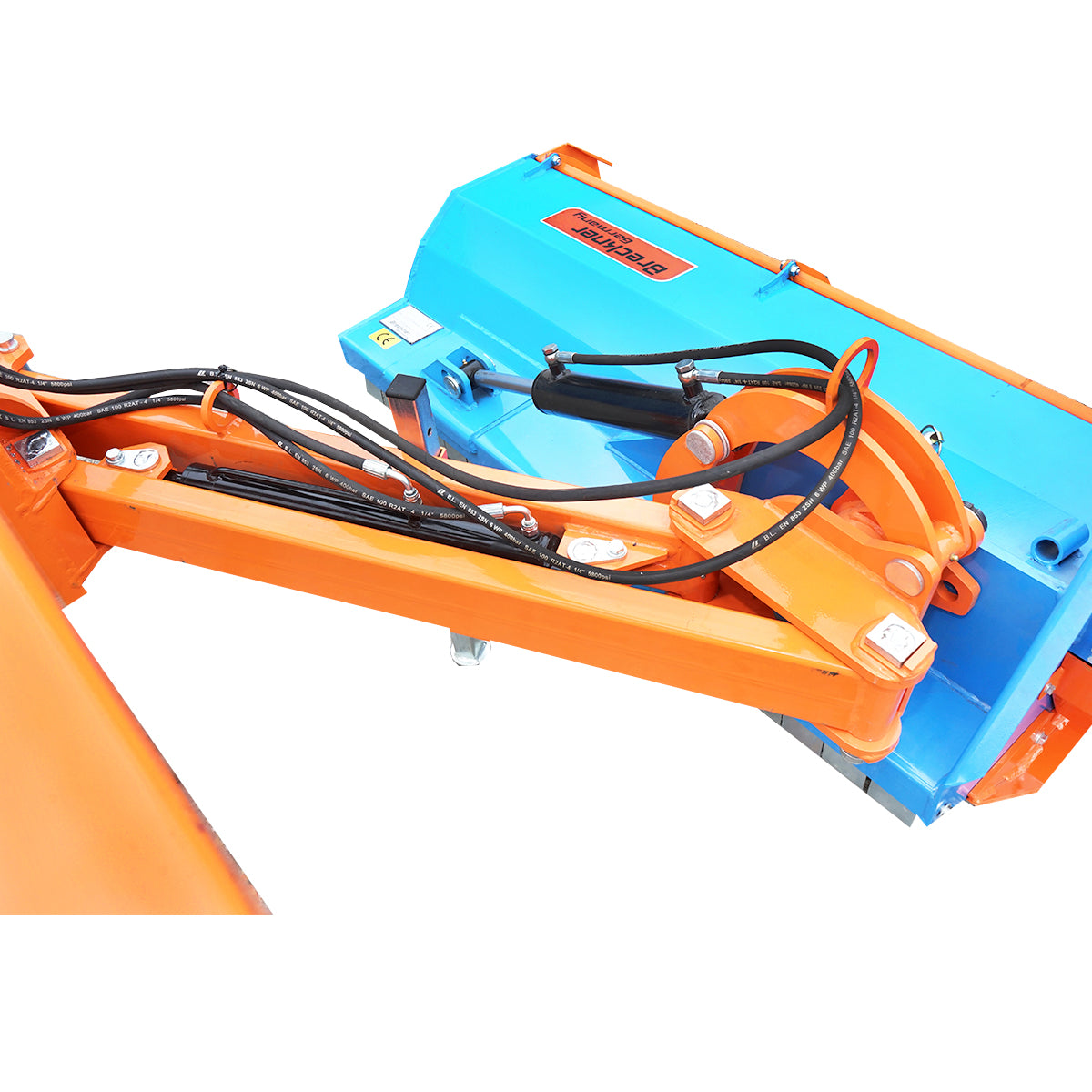 BCR140 chippers with lateral attachment, working width of 1380mm suitable for 40-70HP tractors 495Kg Breckner Germany